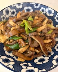 豆干炒牛肉絲