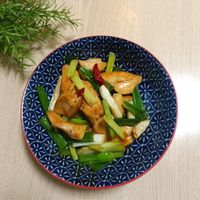 蔥爆雞胸肉