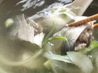台灣季節限定-刺蔥魚清湯