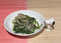 零廚藝系列：金針菇菠菜