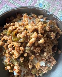 剝皮辣椒味噌滷肉飯
