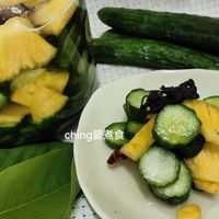 夏日小菜同樂會-雪碧漬鳳梨小黃瓜