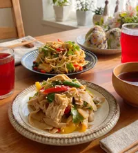 涼拌豆皮杏鮑菇（全素）