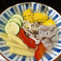 低卡瘦身料理-彩虹蔬菜冬粉湯