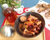 紅糟香菇章魚乾雞湯
