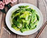 餐廳炒青菜-鵝白菜