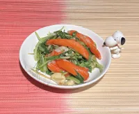 零廚藝系列：青江菜炒蟹肉棒