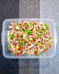 泰式酸辣涼拌肉末