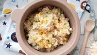 蔬菜雞肉寶寶粥｜10個月寶寶副食品食譜