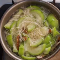 絲瓜麵線湯