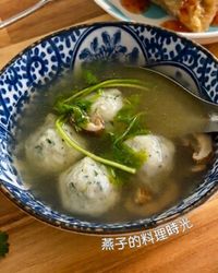 簡易料理｜個人版香菇丸子湯