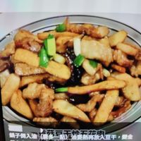 香菇豆干炒五花肉