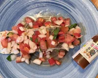 煙燻莎莎辣醬佐烤魚