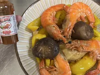 辣蝦子佐食蔬