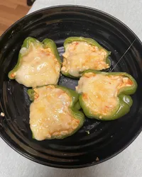 焗烤番茄豆腐青椒