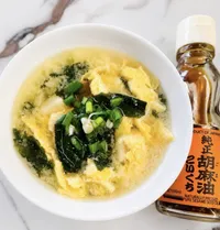 味噌海帶豆腐蛋花湯（5分鐘湯品）