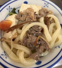 番茄豆腐牛肉炒烏龍麵
