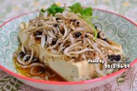 【可拉的鏡頭】豆豉吻仔魚蒸豆腐