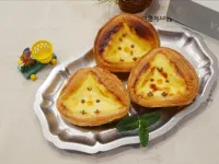 可愛的「小雞蛋塔」酥脆奶香好像肯德基！！