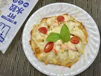 冷凍水餃變身披薩-義美雞肉餃的義式新吃法