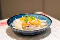 鬼頭刀魚、鹹鳳梨苦瓜（術後無油6）