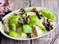 豆腐燴絲瓜 / 當季家常菜