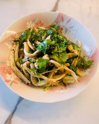 鹽昆布椒麻涼拌杏鮑菇（5分鐘下酒菜）