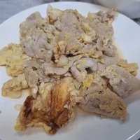 無油料理-豬肉炒蛋