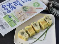 韭菜雞胸肉水餃厚蛋燒