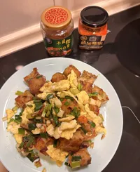 XO干貝醬·鵝油辣椒醬· 炒港式蘿蔔糕