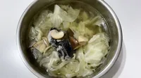 高麗菜香菇雞湯（電鍋料理）