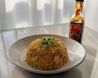 辣醬鮭魚炒飯