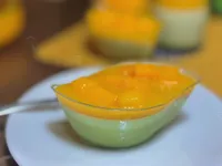 法國鮮奶油芒果抹茶奶酪
