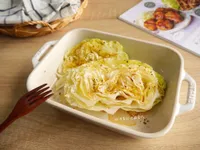 蒜香醬油奶油烤高麗菜