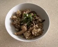 鹽昆布秀珍菇飯