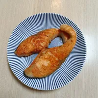 海鹽煎鮭魚