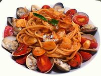 番茄蛤蠣義大利麵