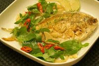 Mimi♥香草白鯧(水煮魚)