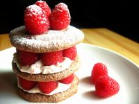 覆盆莓巧克力杏仁蛋白餅