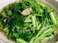 ♥憶柔蔬食♥如何炒出翠綠空心菜~素食