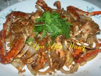 [金門高梁飄香料理]沙茶金門蟹