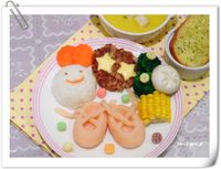 【親子食堂】馬鈴薯泥好好玩~芭蕾舞鞋，黃色小鴨，玫瑰花....