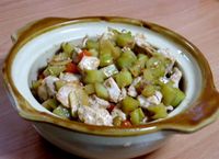 花椰菜心炒雞胸