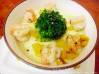 【泰山橄欖油】-蝦蔬蒸蛋