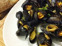 法式白酒孔雀貝