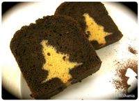 可愛的聖誕樹磅蛋糕