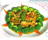 薑蔥焗下巴(台灣養殖漁業發展基金會)