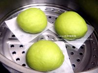 健康原色的【菠菜饅頭】