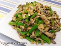 孜然鹹蛋炒粉豆 ♥ 鹹蛋&蔬菜7 ♥