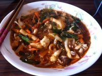 韓風辣味炒花枝